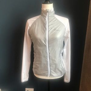Marmot Zip Jacket - White and Gray - Size S/P